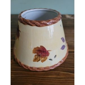 AUTUMN leaf Large Jar Candle Shade Topper